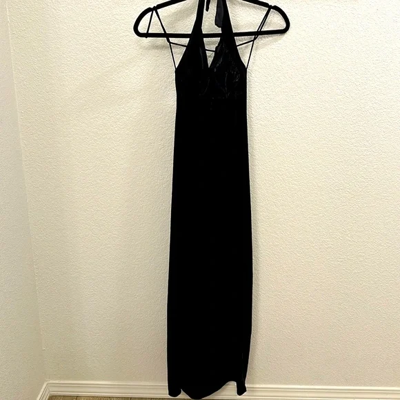 Zara shimmery halter dress - Picture 3 of 5